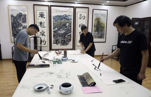 蕭縣 宣州區 包河區三地政協書畫藝術交流活動在迅達文化成功舉辦